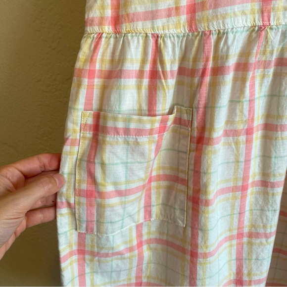 ☀️5/25☀️ NWT H & M Plaid Patterned Cotton Dress with Pockets | Girl’s Size 10 - Picture 6 of 7